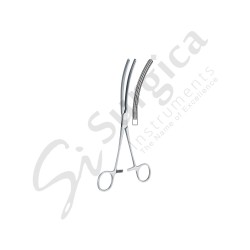 Doyen Atraumatic Intestinal Clamp Forceps Curved 140 mm