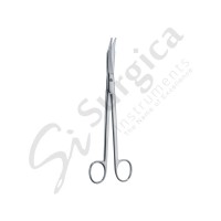 Martin Cartilage Scissors Curved,Saw Edge 190 mm
