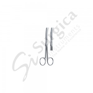 Fine Operating Scissors Curved 120 mm Blunt / Blunt 