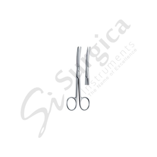 Fine Operating Scissors Curved 120 mm Sharp / Blunt 