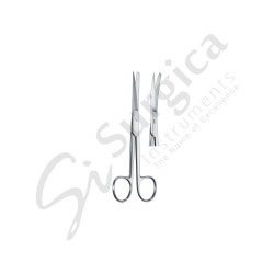 Deaver Operating Scissors Curved, Saw Edge 145 mm Sharp / Blunt