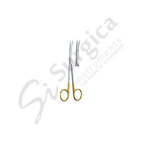 Metzenbaum TC Dissecting Scissors Curved 115 mm, Fig. 1 Blunt / Blunt