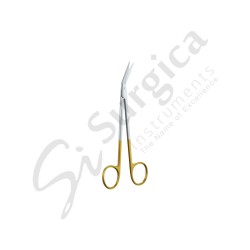 Locklin TC Fine Scissors Straight, Saw Edge 165 mm