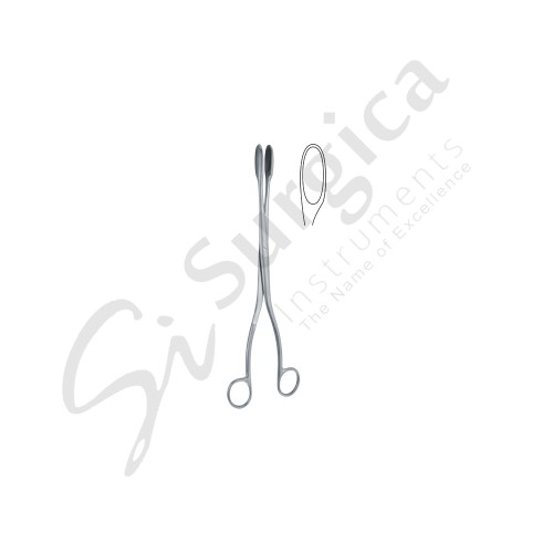 Winter Abortion forceps Straight / Curved 280 mm – 11 " Fig. 1