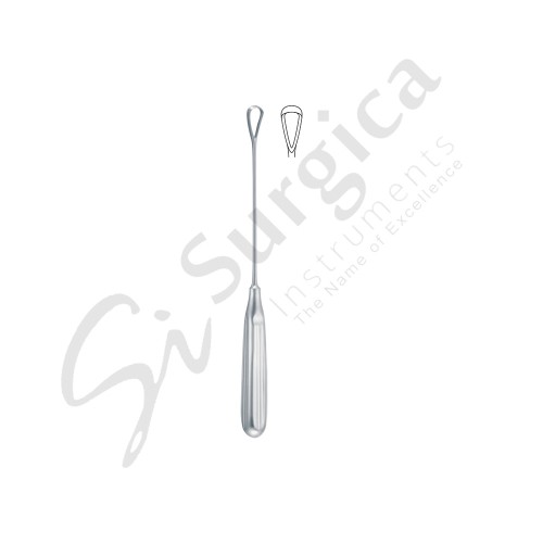 Sims Uterine Curette Fig.1: X 7 mm 250 mm – 9 3/4 "