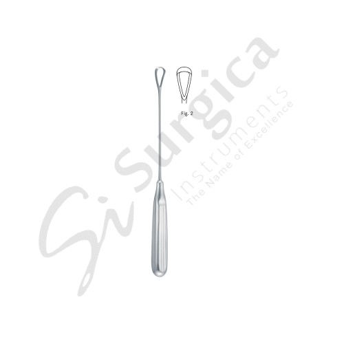 Sims Uterine Curette Fig.2: X 8 mm 250 mm – 9 3/4 "