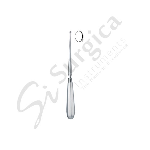 Simon Uterine Spoon Sharp, Rigid Fig. 4 250 mm – 9 3/4 "