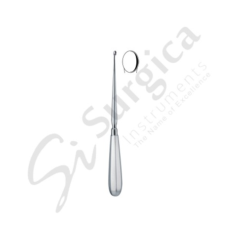 Simon Uterine Spoon Sharp, Rigid Fig. 5 250 mm – 9 3/4 "