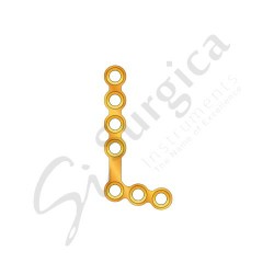 L Shape Plate 7 Hole Right