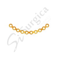 Orbital Plate With Gold Color 10 Hole