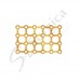 Quadro Plates With Gold Color 6-4 Hole 