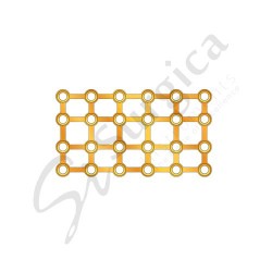 Rectangular Plates Titanium With Gold 6-4 Hole