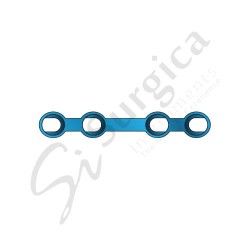 Straight Plate  4 Hole Medium Stem