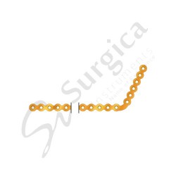 Mandibular Angle Plate  4+14 Hole Left
