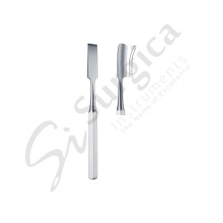 Hibbs Bone Gouge Curved 240 mm–9 1/2 " 13 mm