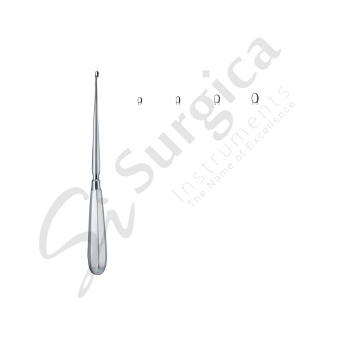 Simon Bone Curette Sharp / Rigid  240 mm – 9 1/2 "