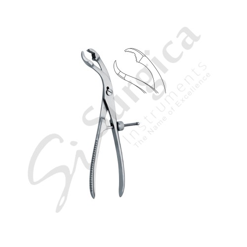 Bone Holding Forceps 24 cm – 9 1/2 " x = 9.5 mm