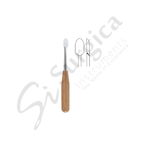 Periosteal Raspator Ferrozell Handle Straight 200 mm – 8 " ( 14 mm )