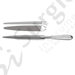 Putti Bone Rasp Semi Circular 280 mm – 11 "