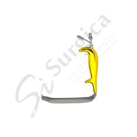 Tebbets Style Retractor With Teeth 24 mm x 9 cm