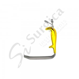 Tebbets Style Retractor With Teeth 24 mm x 9 cm