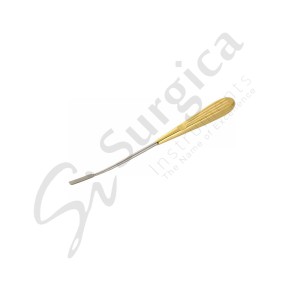 Frontotemporal Dissector Slightly curved 9”  22.5 cm Blade Width 5 mm