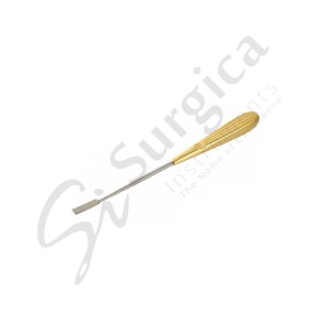 Frontotemporal Dissector Slightly curved 9”  23 cm Blade Width 7 mm