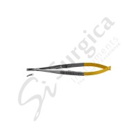 Castroviejo Micro Needle Holder Curved TC 14 cm