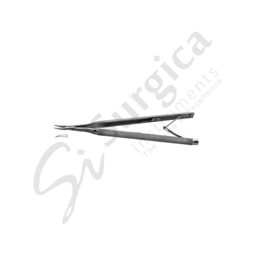 Castroviejo Micro Needle Holder Curved 13 cm
