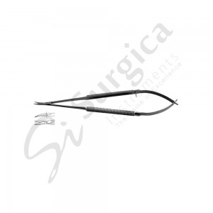Weatcott Micro Scissors Curved 18 cm