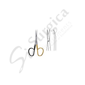 Iris Ribbon Handle Delicate Scissors Straight & Curved 10.5 cm