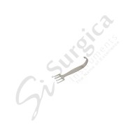 FREEMAN Rake Retractor  4”  10 cm 22 mm 4 sharp Prongs