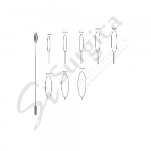 Bakes Gall Duct Dilators 8 Pcs Set Fig. 3 MM To Fig. 10 MM