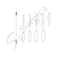 Bakes Gall Duct Dilators 9 Pcs Set Fig.3  To Fig.11 