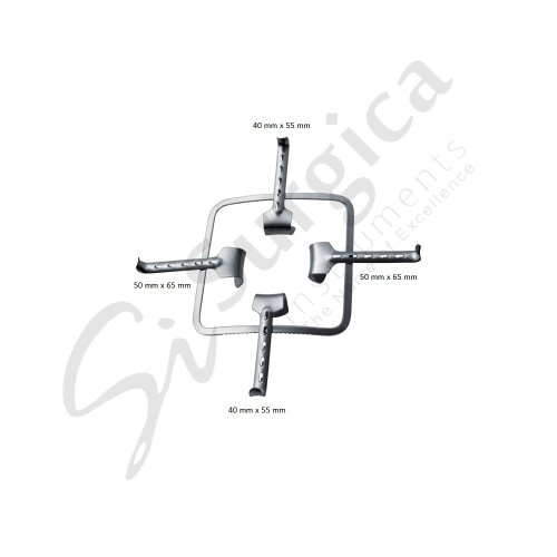 Kirschner Abdominal Retractor Complete Set