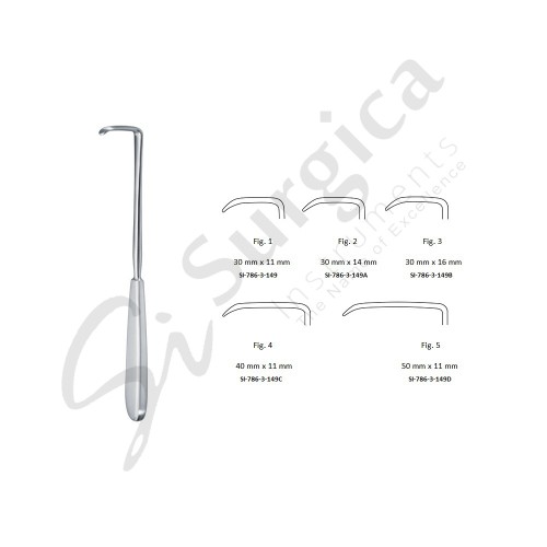 Langenbeck Retractor 220 mm – 8 3/4 "