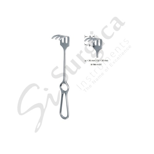 Ollier Retractor 225 mm – 8 3/4 " 36 mm – 30 mm