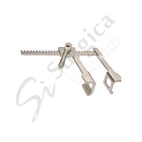 Finochietto Rib Retractor Infant Self Retaining With Rack And Pinion Action